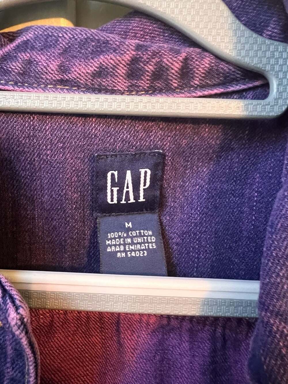 Gap Classic Purple Denim Trucker Jacket - Picture 3 of 4
